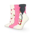 thumbnail image 5 of Fuzzy Babba Women's Holiday Drinks Cozy Socks, 3-Pack, Size 4-10, 5 of 6