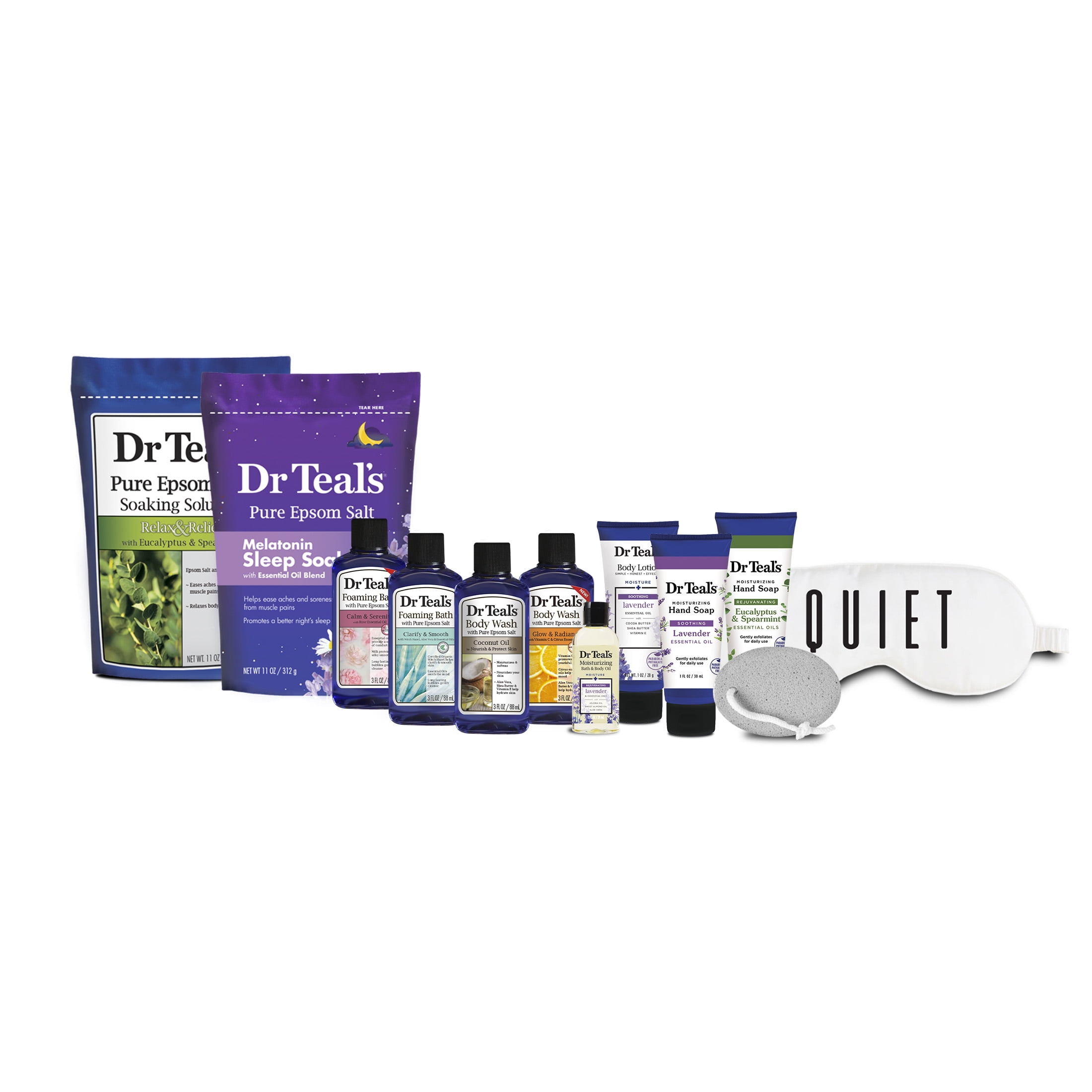 Dr Teal's Bath and Body Advent Calendar 12 Piece Gift Set - Walmart.com