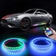 RGB Running Board Lights Strip 71 Inch Smartphone APP Control Extended Crew Cab 2pc Pack 108 PCS Truck Underglow – image 1 sur 5