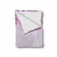 thumbnail image 2 of Mauve Soft Flannel Fleece Blanket, Feminine Floral Petals in Purple Tones Spring Season Blooms Beauty Fragrance Nature Artwork, Cozy Plush for Indoor and Outdoor Use, 50" x 70", Pink, by Ambesonne, 2 of 6