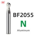 thumbnail image 1 of BB Ball Nose End Mill Tungsten Carbide Cutter CNC Router Bit Milling Tool R0.5 6mm 8mm 10mm HRC45 55 65 2 Flute FWZ, 1 of 7