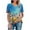 Blue, variant on Womens Summer Tops Casual With Sleeves Womens T Shirts Loose Fit Cotton Cute Summer Clothes for Women Over 50