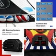 thumbnail image 3 of KOTEK Basketball Arcade Game Indoor, Foldable Dual Shot Electronic Basketball Games for 2 Players w/8 Game Options & LED Scoring System, Basketball Hoop Arcade for Family Home Play (Blue/White), 3 of 13