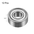 thumbnail image 3 of Unique Bargains 3/16' I.D. 1/2' OD Bearing Accessory Kit Top Mounted Bearings for Router Bit (#5-40 x 1/4' Screws) 12 Pack, 3 of 4