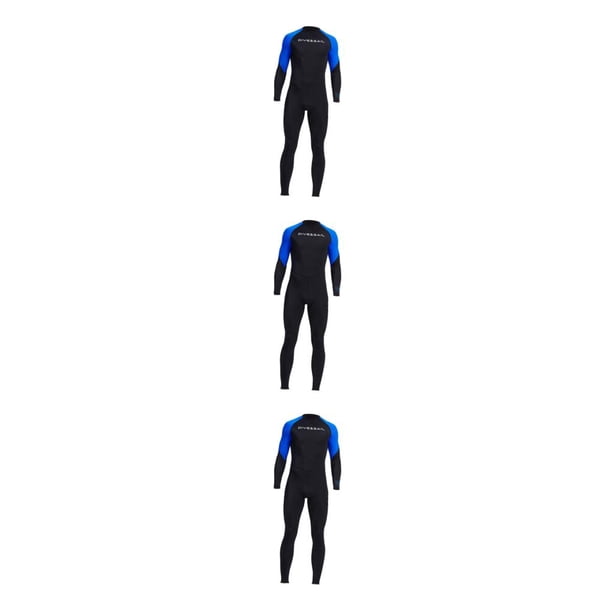 Greeniant Men Diving Wetsuit for Water Sports Body Warm Suit Wet Surf Back Full Zip Type1 NO1