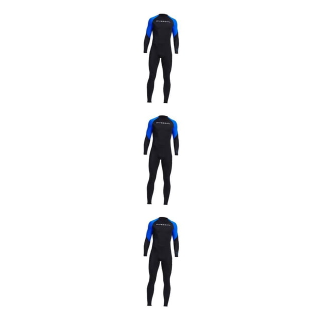 Soidarity Men Diving Wetsuit for Water Sports Suit Zip Wet Back Full Warm Body Surf Type1 NO1