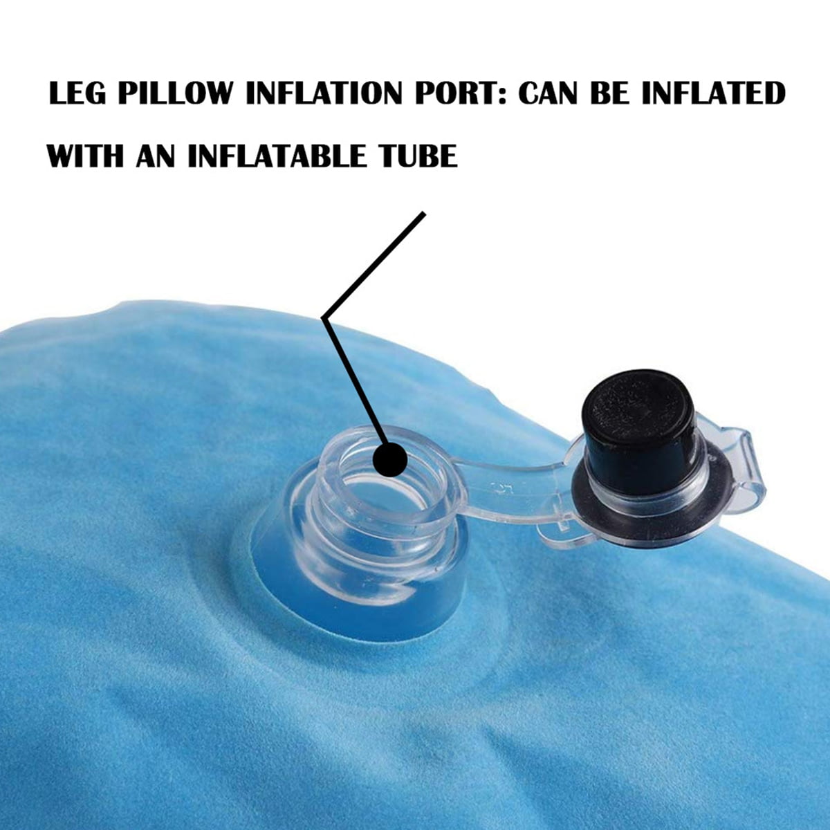 Inflatable Elevation Wedge Leg Foot Rest Raiser Support Pillow Cushion 
