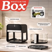 Gourmia 7-Quart Digital Air Fryer with Glass Basket and 12-One Touch Cooking Presets