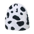 thumbnail image 1 of Bonnet Étudiant Motif Léopard Chaud Automne Hiver Épais Bonnet Extensible pour l'Extérieur, 1 of 10