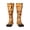 1 Black, variant on Womens French Friespattern Print Knee High Socks Comfy Thermal Boot Long Socks
