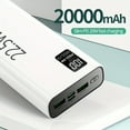 thumbnail image 2 of Baole "20000mAh PD3.0+QC4.0 Fast Charging Power Bank" 22.5W USB-C Portable Charger with LED Display for iPhone 15/Android/Tablet - Compact & High Capacity, 2 of 9