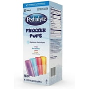 Pedialyte Freezer Pops Assorted Flavors, Electrolyte Supplements., 2.1 oz , 16 Count