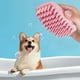 thumbnail image 1 of Cepillo de baño para mascotas con gel de sílice. Elimina el pelo suelto y lava el cuerpo de mascotas como perros y gatos., 1 of 6