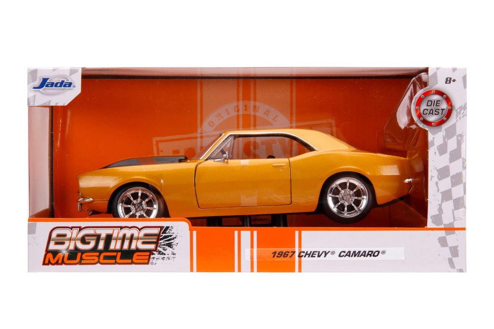 1967 Chevy Camaro, Orange /Black - Jada Toys 31866/4 - 1/24