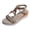 Black, variant on Women's Wedge Sandals Platform Espadrille Dressy Heels Casual Summer Comfortable Shoes with Elastic Buckle White Size 7.5