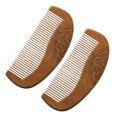 thumbnail image 2 of Miangastore 2pcs Wood Combs Chinese Style Comb Detangling Hair Comb Styling Comb for Women, 2 of 9
