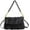 Black, variant on CoCopeaunts Chic Chain Tote Bag for Women Large Capacity Crossbody Shoulder Bag Vintage Purses Handbags for Women Travel Shopping