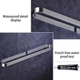 thumbnail image 4 of Simple Towel Rack Bathroom Storage Shelf Wall Mounted Towel Holder Space Aluminum Slippers Rack Waterproof Organizer, 4 of 6