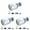 3pcs bubblers sets, variant on 2-40PCS Faucet Water Filter 360 Degree Rotating Splash Filters Remove Chlorine Heavy Metals Filtered Showers Head Bath Purifier
