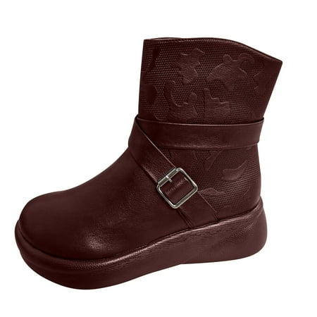 

Yinguo Winter Water Velvet Flat Short Thermal Warm Boots Snow Women Women s Boots