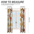 thumbnail image 2 of Cartoon Cake Blackout Curtains, Watercolor Pattern Window Treatment Grommet Curtains for Bedroom Thermal Insulated Window Curtains for Living Room 2 Panel Set, 2 of 5
