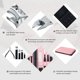 thumbnail image 4 of Juego de manicura Kit profesional de cortaúñas Herramientas de cuidado de pedicura - Kit de aseo para mujeres de acero inoxidable 18 piezas para viajes o hogar (rosa) Zhivalor Accesorios para Manicure y Pedicure, 4 of 8