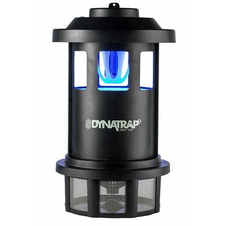 DynaTrap Black ¾ Acre Mosquito and Insect Trap with AtraktaGlo Light