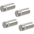 thumbnail image 1 of 4 Pcs Standoff Screws Wall Mount Acrylic Picture Frame Hardware 1/2 x 1 Inch Aluminum Silver Finish, 1 of 5