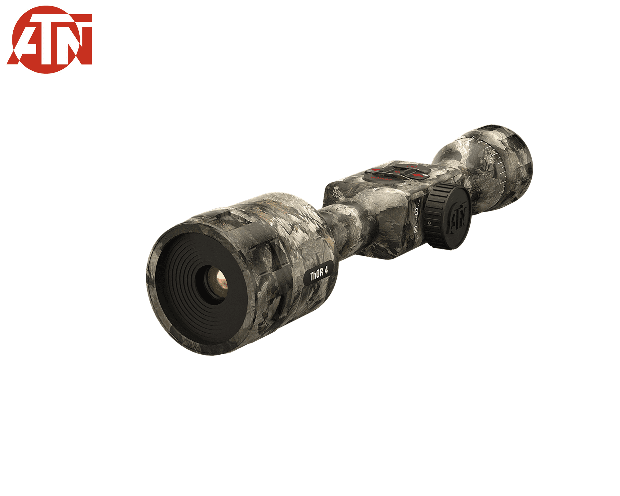 ATN Thor 4, 640 1-10x Thermal Rifle Scope Mossy Oak Elements Terra FREE X-Sound+cap+t-shirt