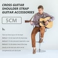 thumbnail image 3 of KAJNBN Red Heart Guitar Strap for Acoustic Guitars with Anti Wear and Load Bearing Features, 3 of 8
