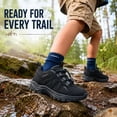 thumbnail image 4 of EQW Kids Waterproof Hiking Shoes Boys Girls Outdoor Walking Sneakers Lightweight Non-Slip Trail Shoes with Quick Lace for Toddler Little Kid Big Kid, 4 of 8