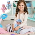 thumbnail image 7 of Reborn Doll, Vinyl Baby Doll, Realistic Soft Baby Simulation Doll for Children, Reborn Baby Dolls, Safe Elastomer Material, Easy to Clean, Stress Relief Companion Gift for Kids and Adults, 7 of 7