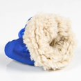 thumbnail image 3 of 4pcs Anti-skid Pet Shoe Rain Boots Dog Foot Cover Thick Plush Dog Boots Paw Protector Sole Pet Shoes (Blue Size 4, 3 of 3