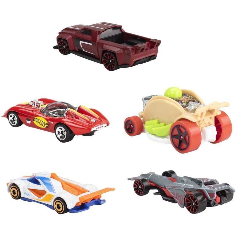 Hot Wheels 1:64 Let's Race 5-Pack with Assorted Vehicles - Walmart.com