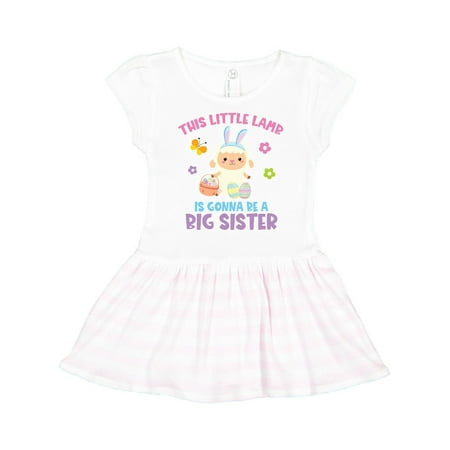 

Inktastic Easter This Little Lamb is Gonna Be a Big Sister Gift Toddler Girl Dress