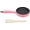 Pink, variant on 450W Small Electric Skillet Stainless Steel Electric Skillet with Handle, 6-Inch Nonstick Egg Pan 110V Round Mini Frying Pan for Frying Egg Dumpling Bacon Sausage (Blue)