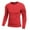 A-Red, variant on Gym Shirts for Men Raglan Compression Top Muscle Fit Pullover Long Sleeve Sweatshirt Sports Jumpers Solid Base Layer for Athletic Quicking Dry Fall T-Shirt Streetwear
