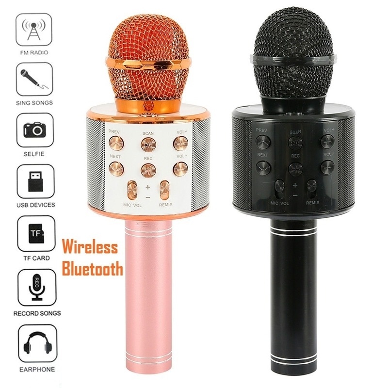 singing mic with speaker