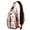 Black-78, variant on Foodie Sling Backpack with Fun Sushi and Japanese Food Pattern – Lightweight Outdoor Shoulder Bag with Breathable Padding, Reversible Strap, Secure Zippers, Perfect for Sushi Parties and Travel