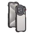 thumbnail image 1 of Portable Phone Cage Mobile Phone Video Rig Handheld Smartphone Stabilizer with 3 Cold Shoe Mount & 67mm Magnetic Filter Adapter Ring Replacement for iPhone 15 Pro Max Video Recording, 1 of 7