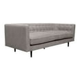 thumbnail image 2 of Annabelle 80" Gray Fabric Sofa with Black Wood Legs, 2 of 10