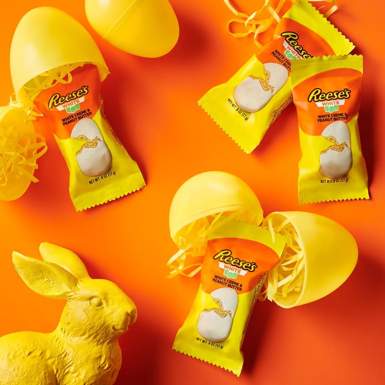 REESE'S Milk Chocolate Unwrapped Peanut Butter Creme Mini Eggs, Eas