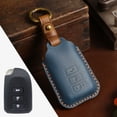 thumbnail image 1 of Car Key Fob Cover Case Protector For Toyota Yaris Car Key Case Fob Cover Genuine Leather Premium, 1 of 24