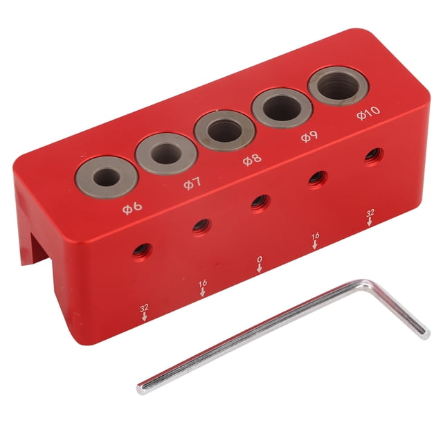 Right Angle Drill Guide Round Pipe Hole Puncher DIY Hole Locator Woodworking Tool