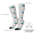 thumbnail image 4 of Gaeub Chaussettes Design Imprimé Rentrée des Classes Chaussettes Hautes Extensibles pour Hommes Femmes Adolescents, Chaussettes de Softball Soccer pour Randonnée, Sport, 4 of 6