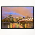 thumbnail image 4 of Design Art Calgary at Night Framed Canvas Art Print, 4 of 5