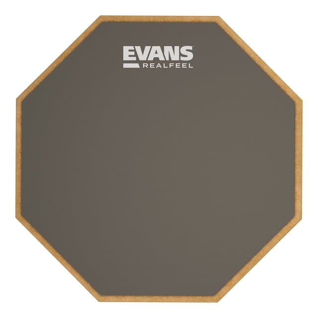 Tambor Practice Pad Evans RealFeel Gum Rubber de 6 pulgadas