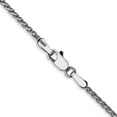 thumbnail image 3 of Primal Gold 14 Karat White Gold 1.7mm Diamond-cut Spiga Chain Necklace, 3 of 4