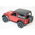 thumbnail image 2 of KiNSMART 2018 Jeep Wrangler Rudicon Hard Top Red 5" 1:34 Scale Die Cast Metal Model Toy w/ Pullback Action, 2 of 8