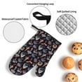 thumbnail image 3 of Naloa Colorful Mushrooms in Doodle Style Oven Mitts and Pot Holders 4 pcs Set, Cooking Baking Grilling Kitchen Oven Glove for Cooking, 3 of 6